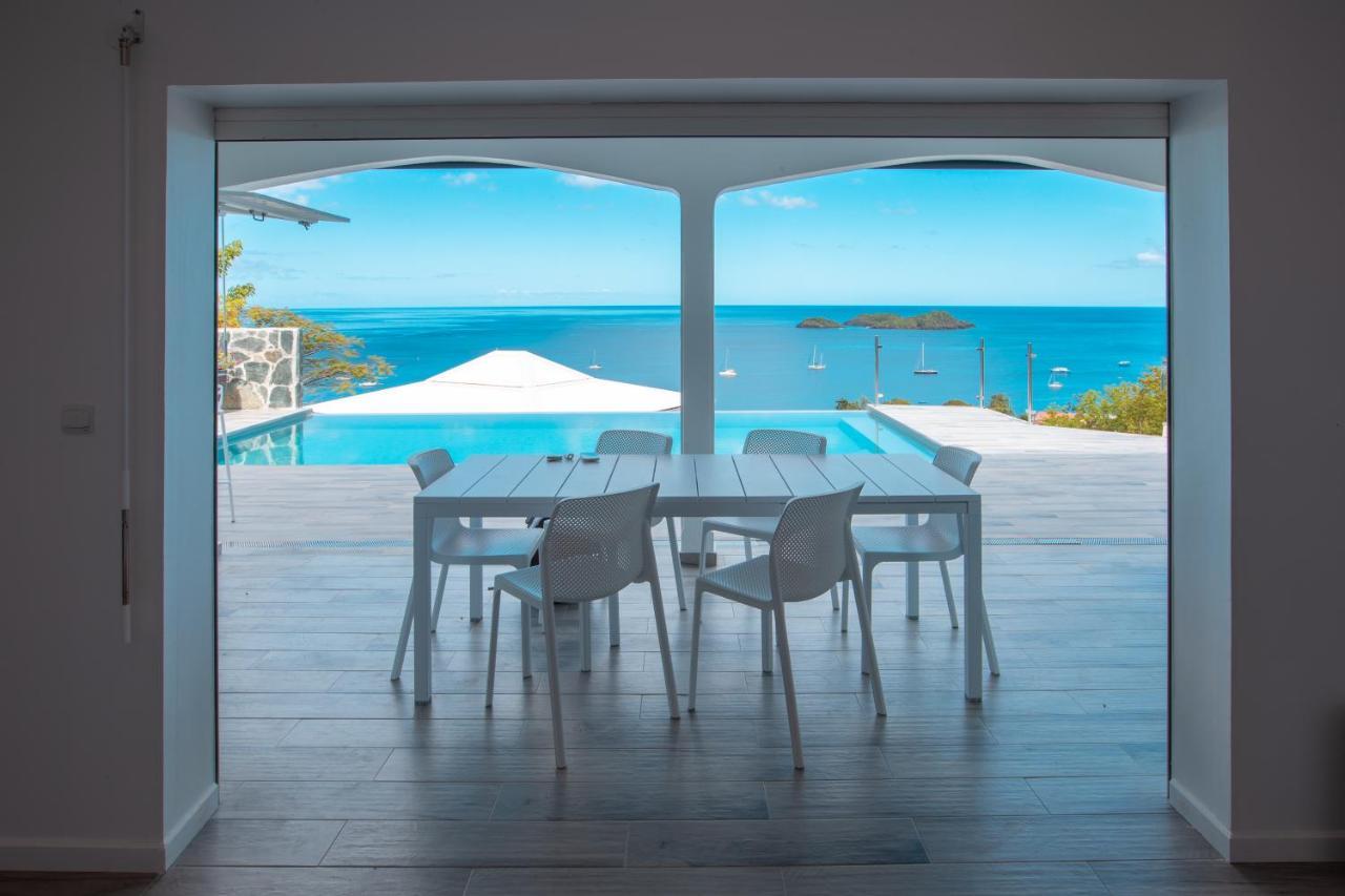 Sunset Palm - Superbe Villa Créole avec piscine face au coucher de soleil Bouillante Exterior foto
